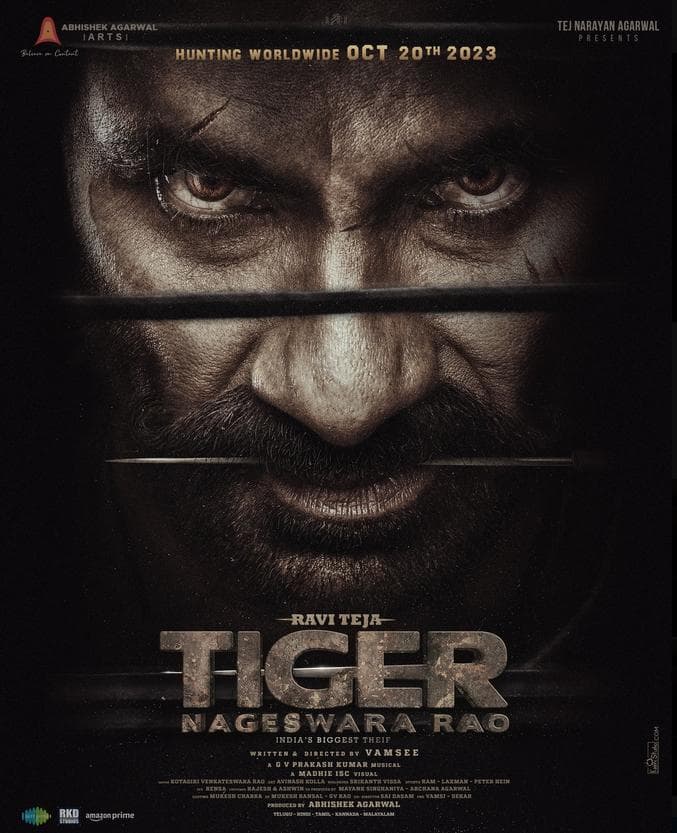 Tiger Nageswara Rao 2023 Hindi Dubbed Movie (Cleaned) 720p WEBRip 1Click Download