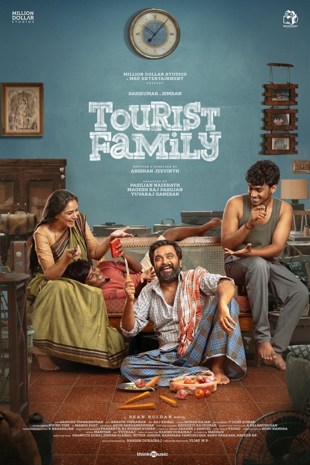 Tourist Family 2025 Hindi Dubbed Movie ORG 720p WEB-DL 1Click Download