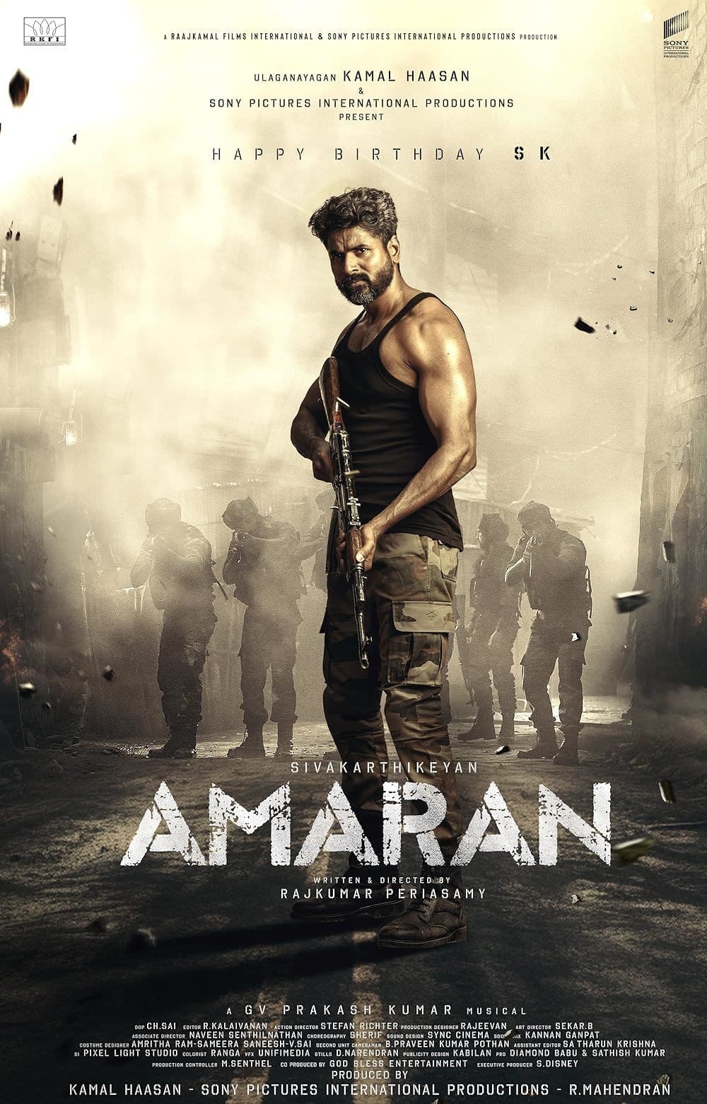 Amaran 2024 Hindi Dubbed Movie (Cleaned) 720p WEBRip 1Click Download
