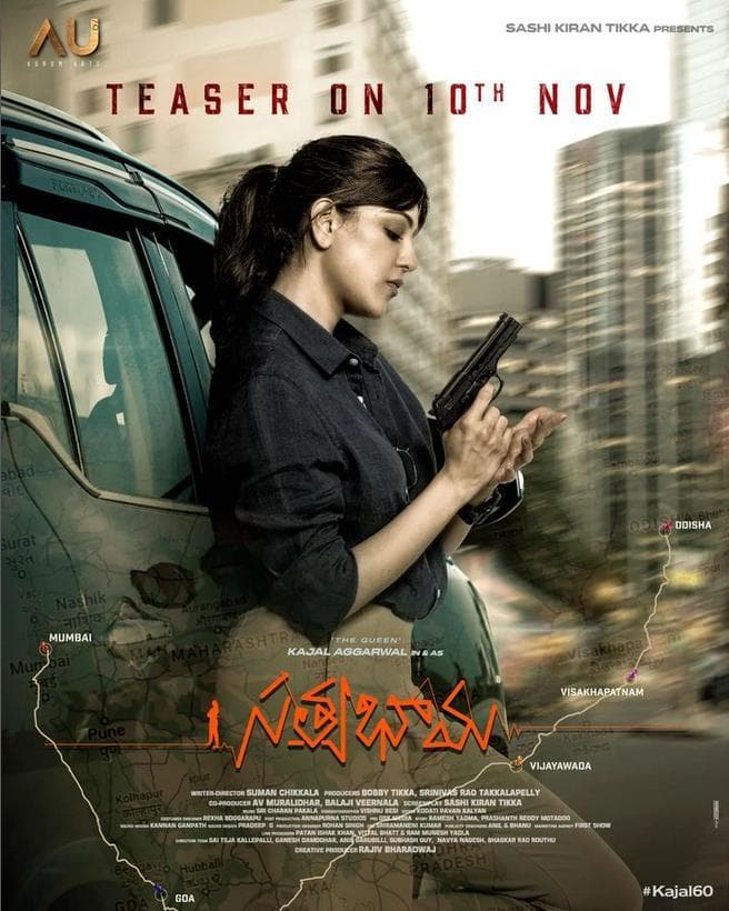 Satyabhama 2025 Hindi Dubbed Movie ORG 720p WEBRip 1Click Download
