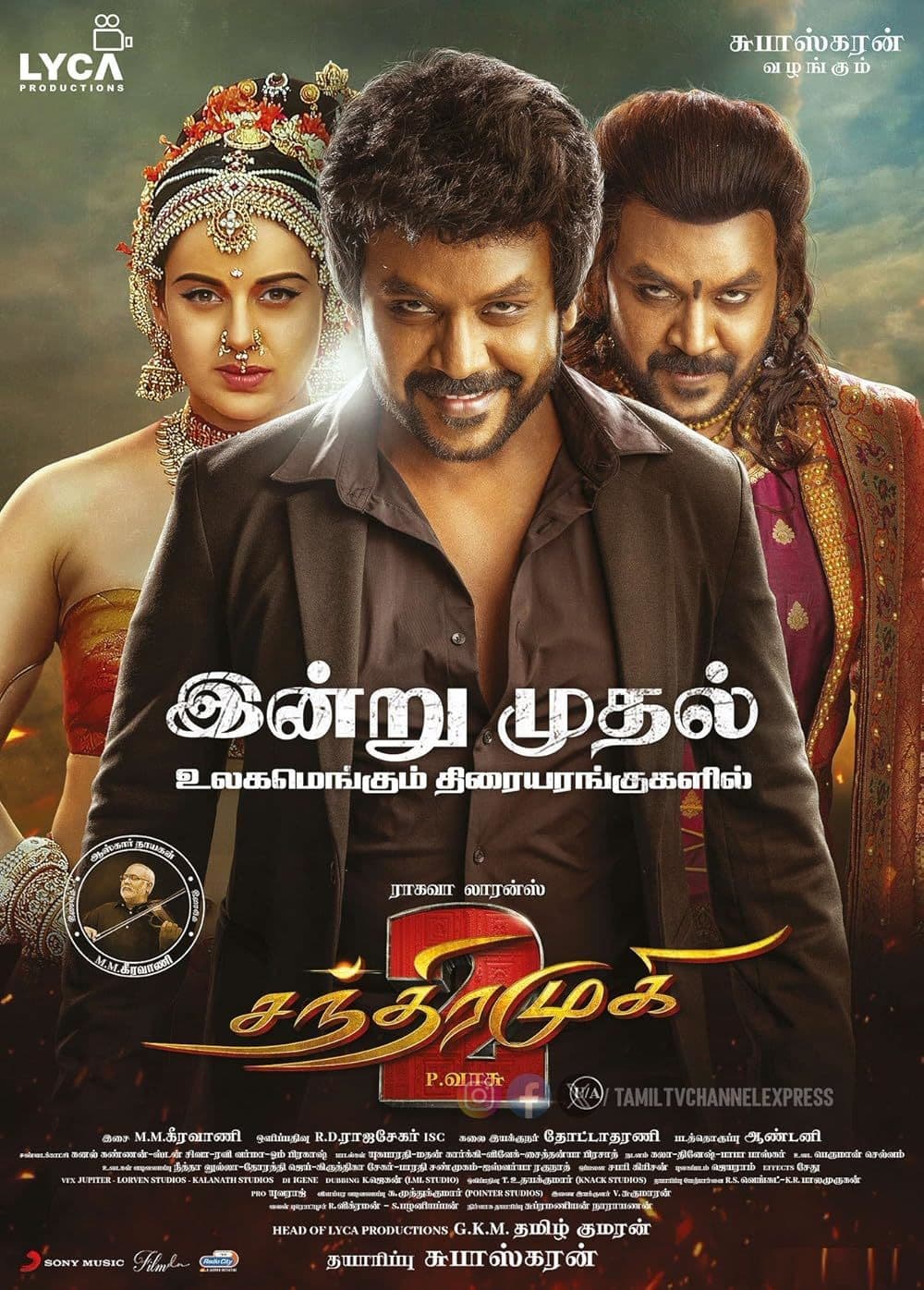 Chandramukhi 2 2025 Hindi Dubbed Movie ORG 720p WEBRip 1Click Download