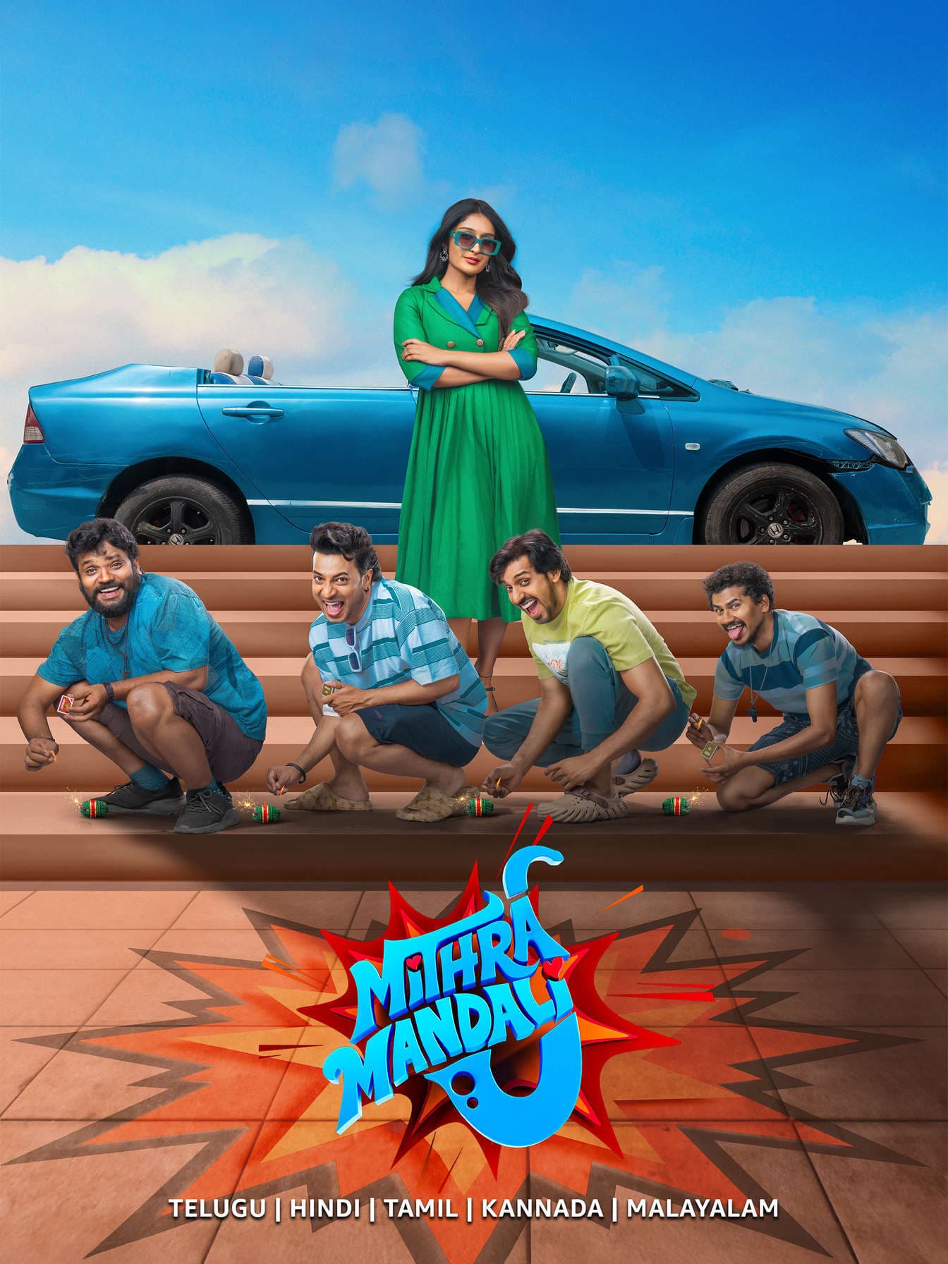 Mithra Mandali 2025 Hindi Dubbed Movie ORG 720p WEB-DL 1Click Download